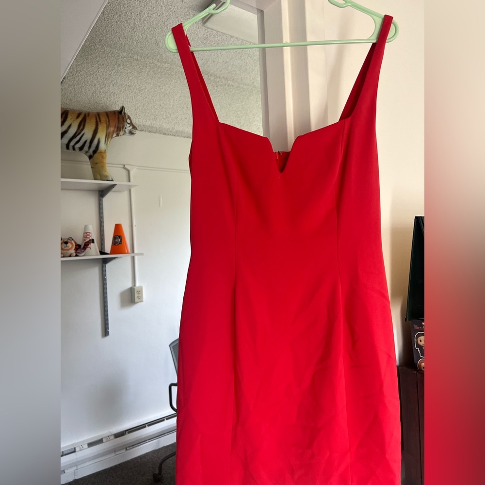 Jay Godfrey Red Strapless Mini Dress – Cocktail Party, Size 10